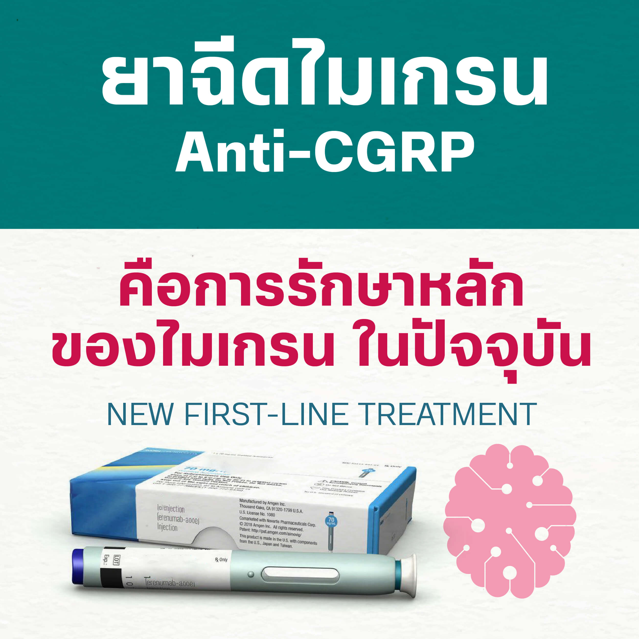 รักษาไมเกรนด้วยยาฉีด