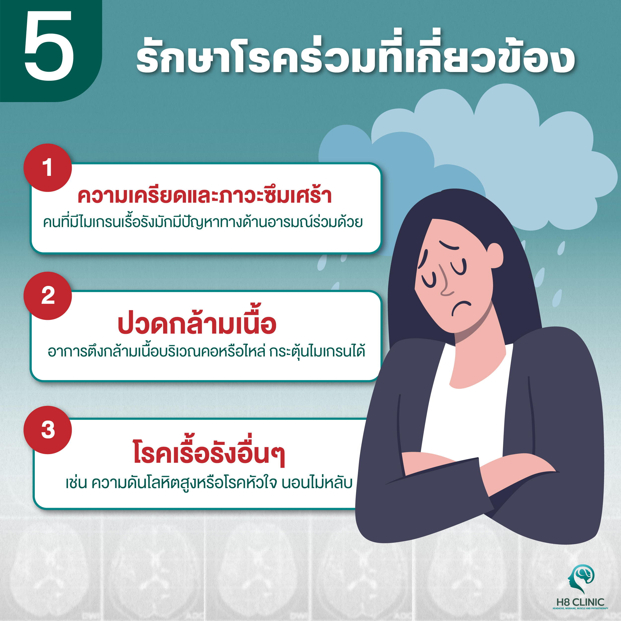 รักษาโรคร่วมที่เกี่ยวข้อง